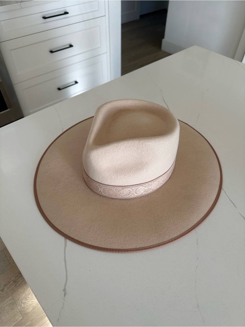 Lack Of Color Rancher Felt Hat with Embroidered Band